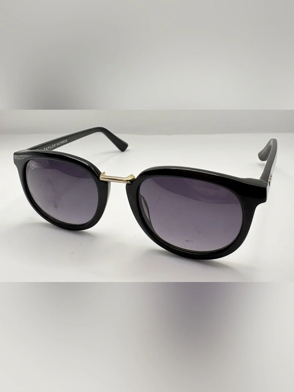 Taylor Morris Vredefort Black Oval Sunglasses Frames Only